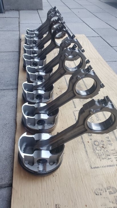 06-13 Z06 Corvette LS7 GM 427 7.0L Titanium Connecting Rods 4.130 WISE P