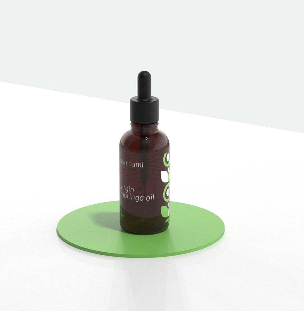 mimaami ORGANICS 100% Pure Virgin Moringa Oil 2 oz Unrefined Cold-Pressed