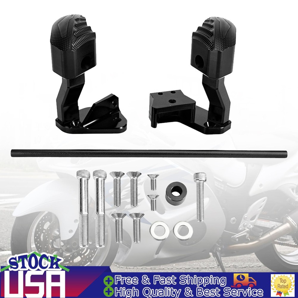 Engine Guards Protective Pad Engine Slider Black Fits For Suzuki Gsxr1300 21-23