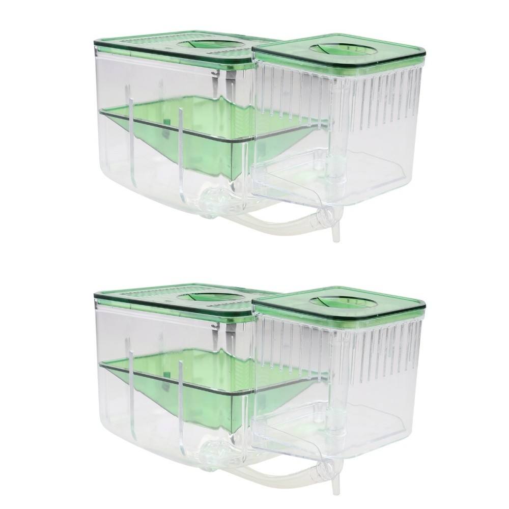2-Piece Baby Fish Hatchery Isolation Tank for Betta Breeding