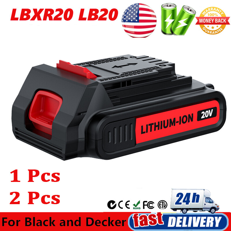 20V 3.5Ah Max Lithium Battery for Black & Decker LBXR20 LB20 LBX20