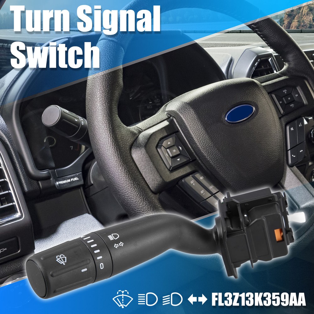 Ford FL3Z13K359AA Multi-Function Wiper & Light Combination Switch