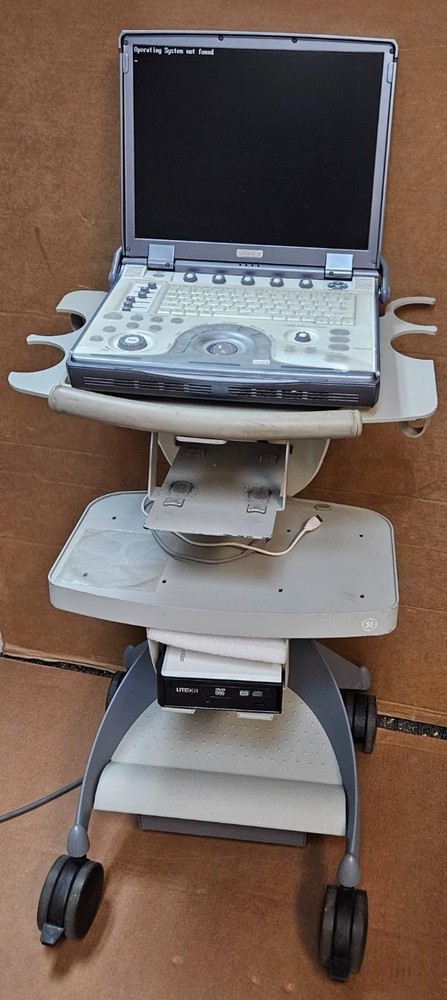 GE Healthcare LOGIQ e Portable Ultrasound machine With Cart ! Power on Tested