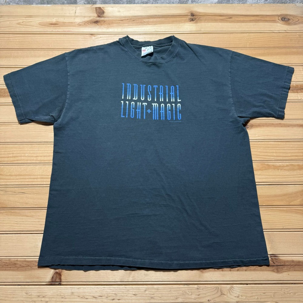 Vintage 90s Industrial Light & Magic Visual Effects Crew Lucasfilm Shirt - XL
