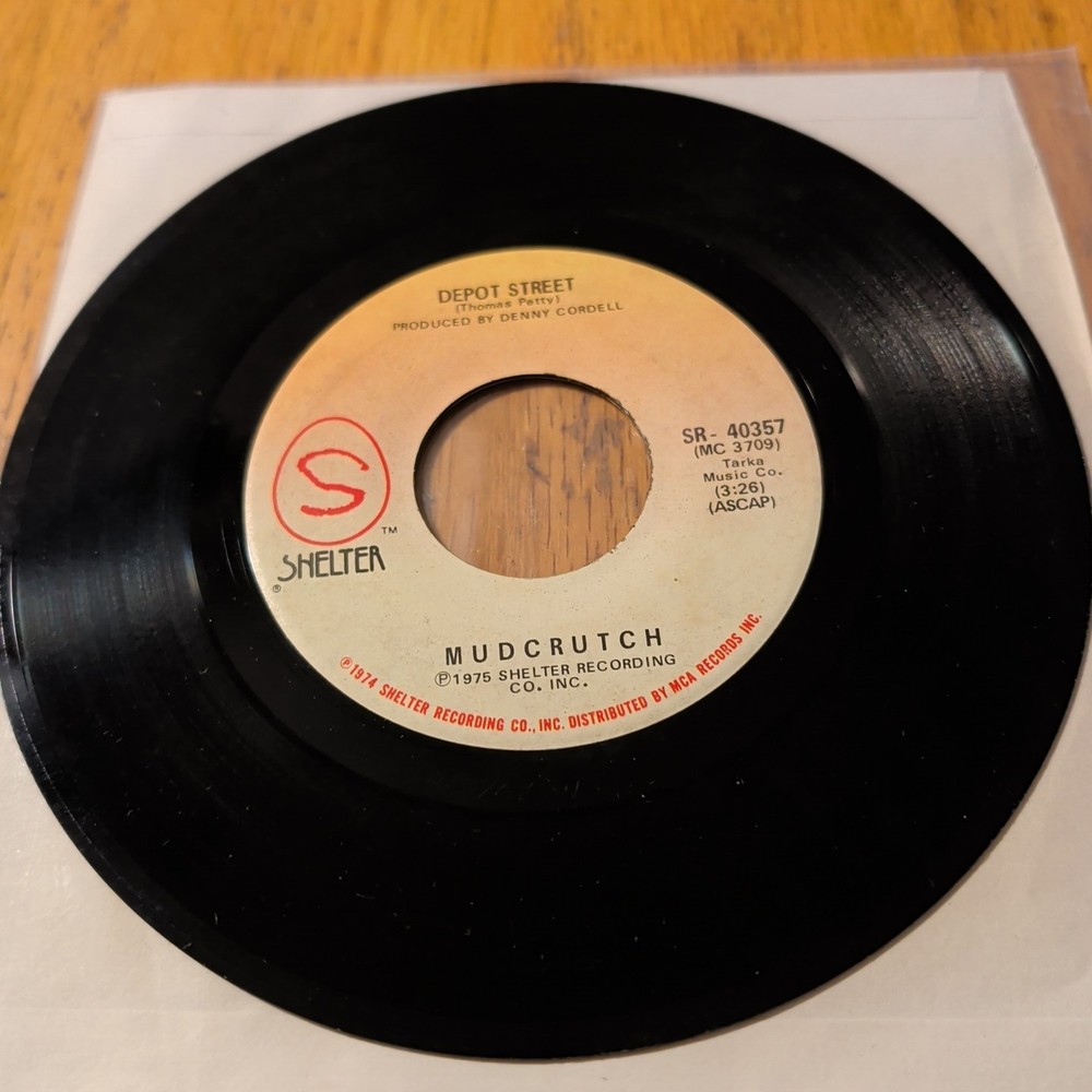 Mudcrutch - Depot Street/Wild Eyes - Tom Petty 45 7