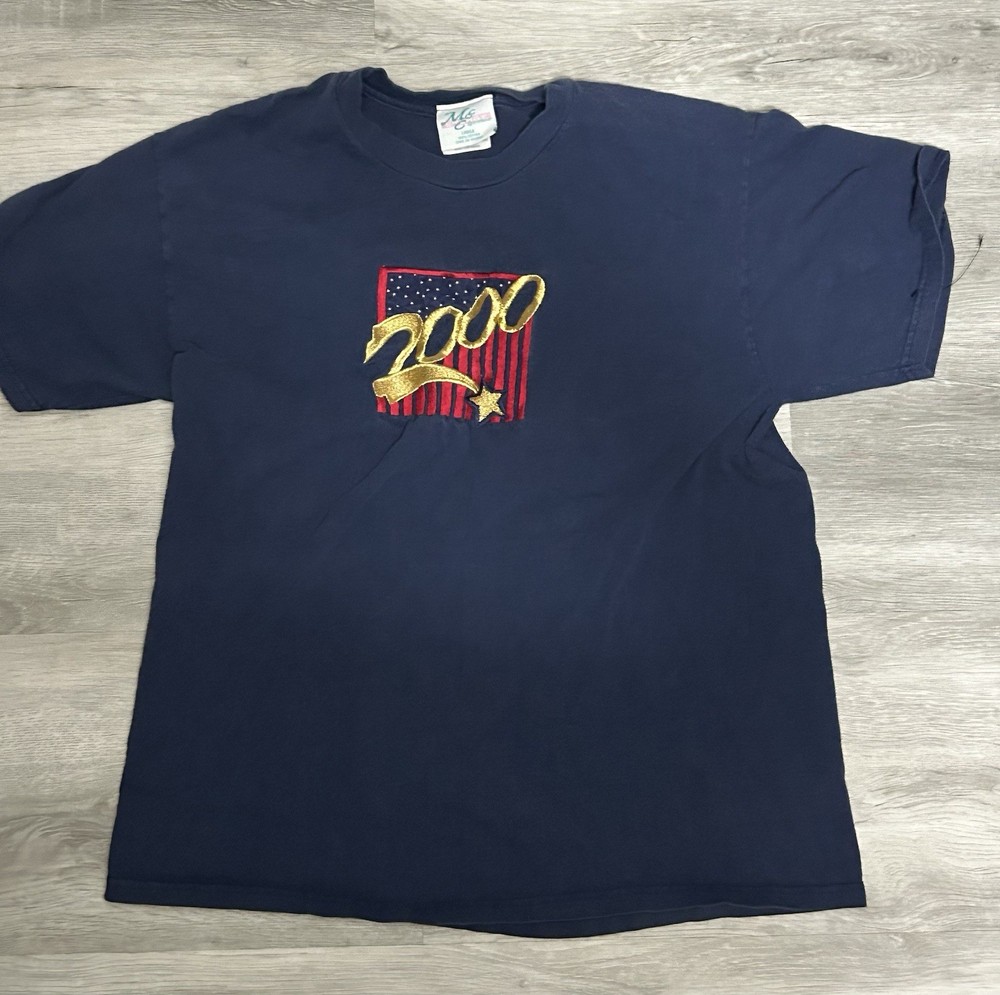 VINTAGE Y2K NEW MILLENNIUM YEAR 2000 T-SHIRT men’s