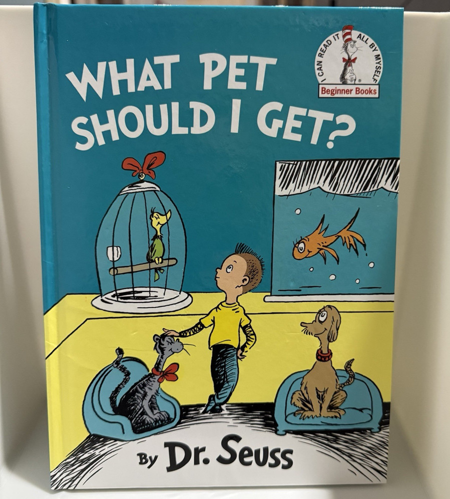 Dr. Seuss What Pet Should I Get? Hardcover 2019 Random House Juvenile Fiction
