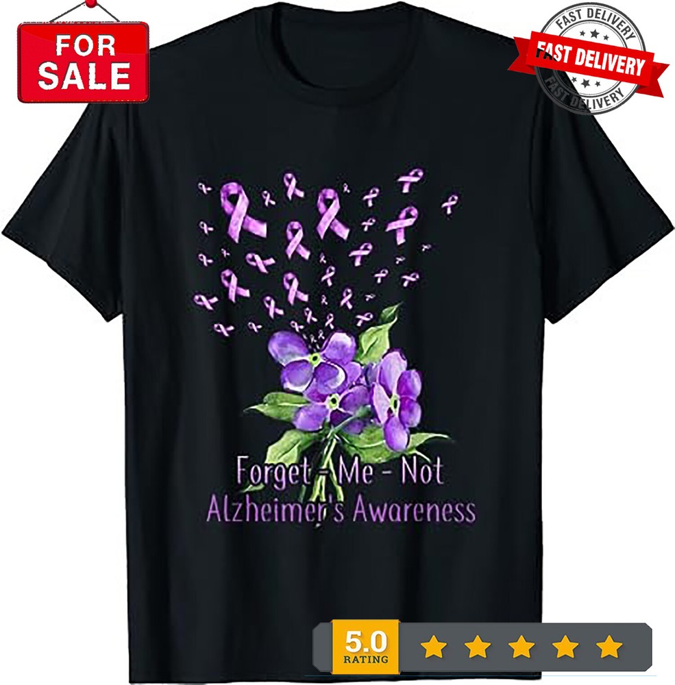 2025/Women forget me not flower alzheimer's awareness month T-Shirt