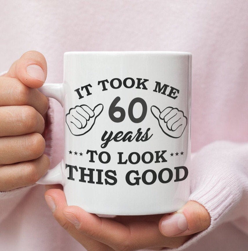 60th Birthday Gift Personalised 60th Birthday Mug 1961 60th Keepsake Mug Sixty
