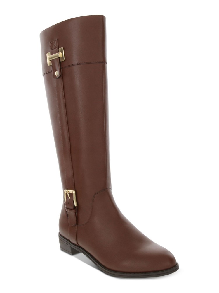 KAREN SCOTT Womens Brown Deliee2 Round Toe Block Heel Riding Boot 6.5 M WC
