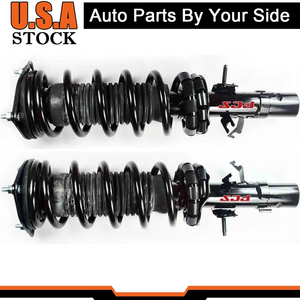 Front Struts With Sway Bar For 2007-2008 Infiniti G35 3.5L 4X4 Lifetime Warranty