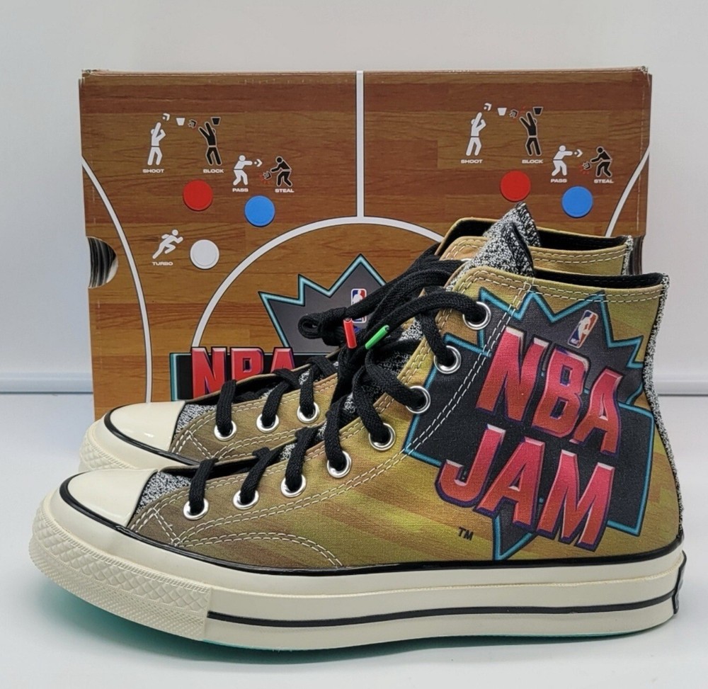 Converse All Star High x NBA Jam Chuck 70 Brown 171692C SIZE 8
