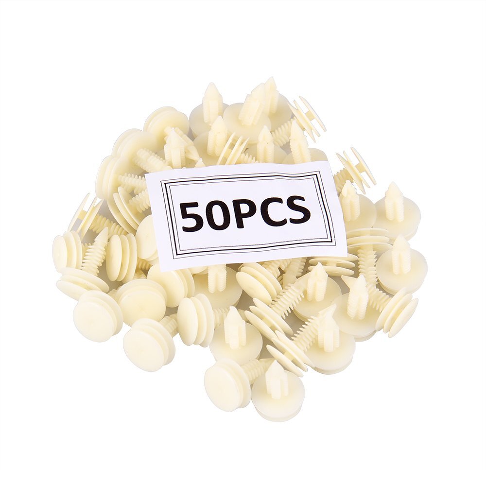 50PCS Front Door Trim Panel Retainer Car Fasteners Clips For GM Chevy Buick GMC