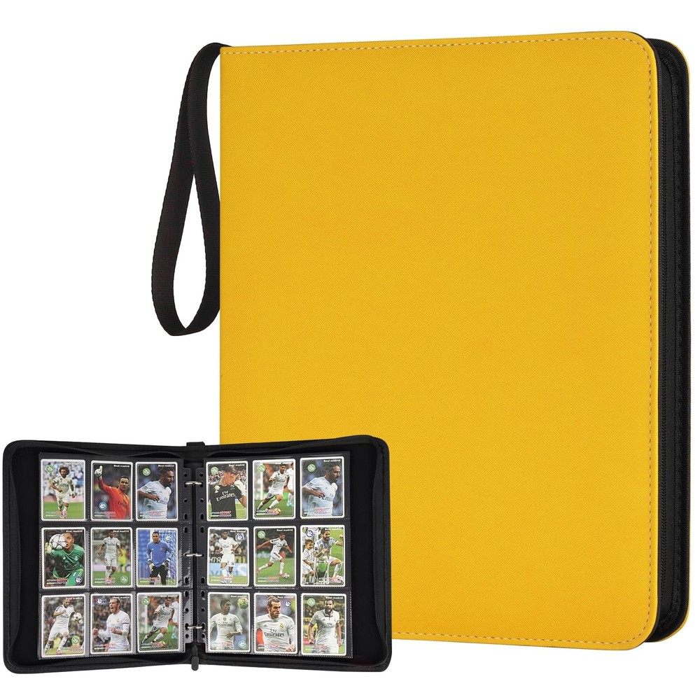 9 Pocket Card Binder, Premium Zip Trading Card Binder, 720 Double Sided Pocke...