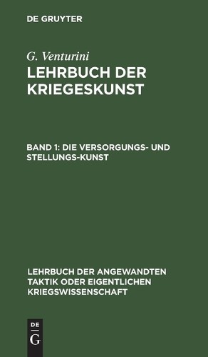 G Venturini Die Versorgungs- Und Stellungs-Kunst (Hardback)Another great item from Rarewaves USA | Free delivery!