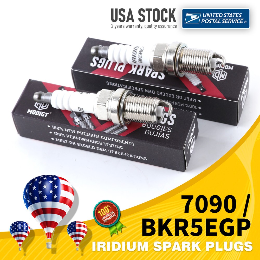High-Performance BKR5EGP/7090 Iridium Spark Plugs – OEM-Grade 6-Piece Set
