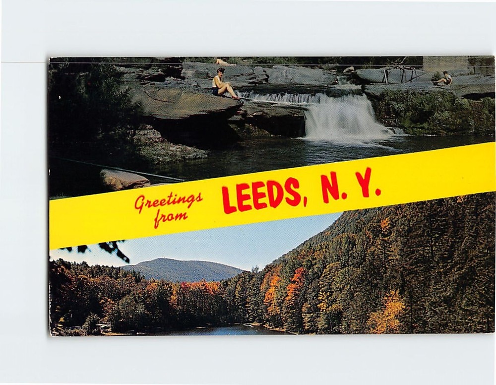 Postcard Greetings from Leeds New York USA
