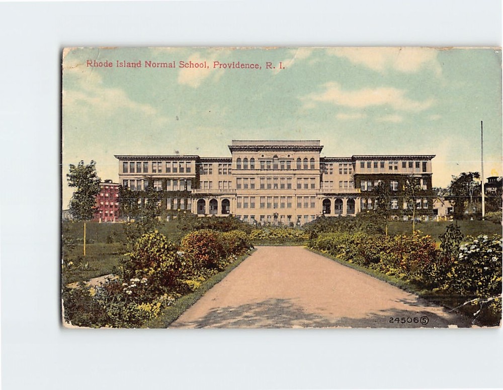 Postcard Rhode Island Normal School Providence Rhode Island USA