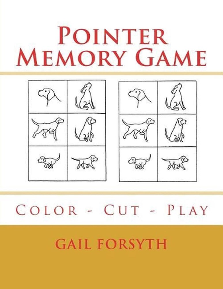 Pointer Memory Game: Color - Cut - Play by Gail Forsyth (English) Paperback Book