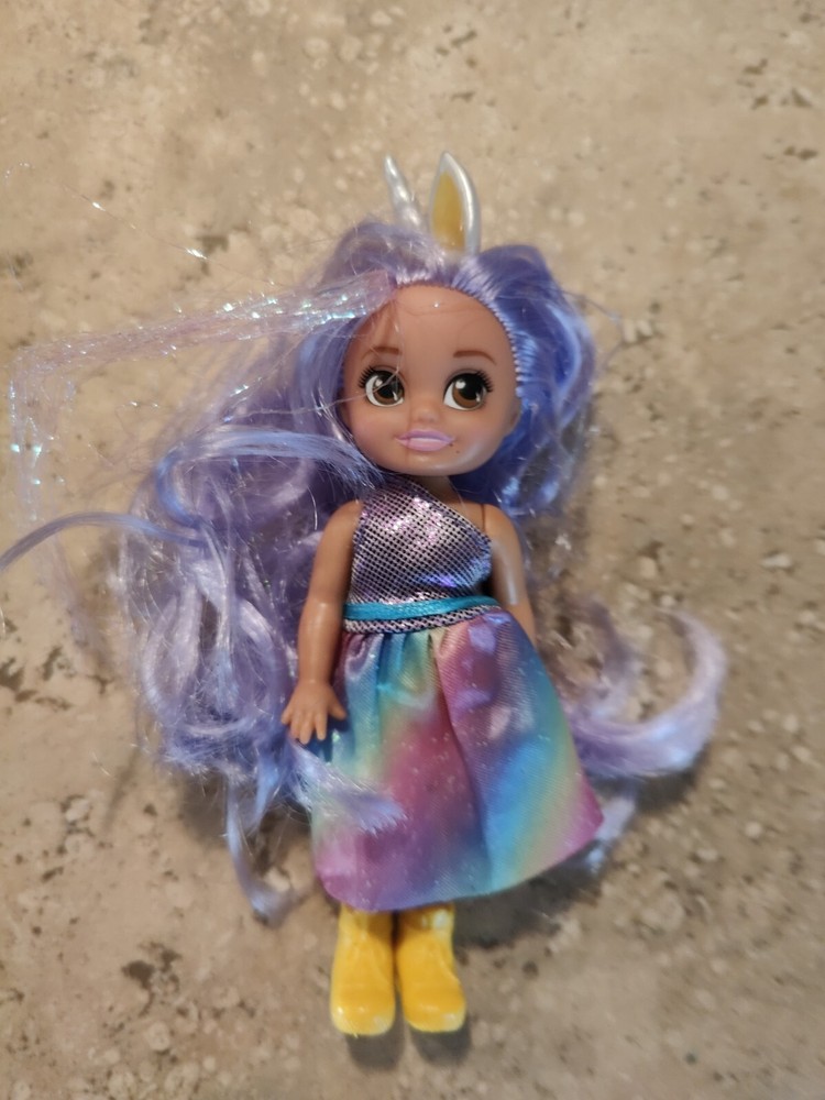 Sparkle Girlz Unicorn Princess Doll Purple Hair Toy Action Figure