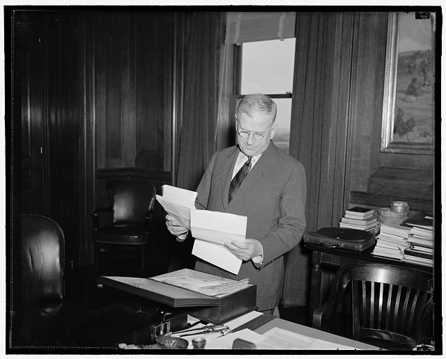 Harold Ickes,United States Secretary of the Interior,Washington,DC,1939 2