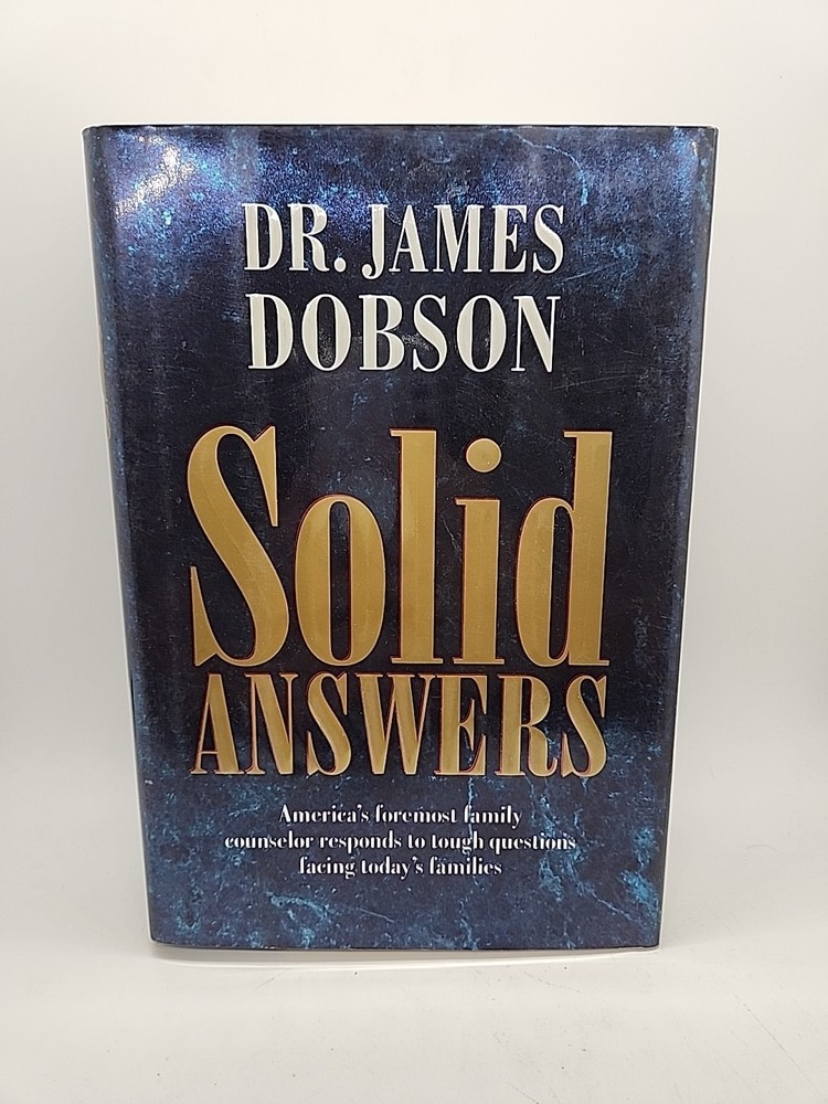 Solid Answers by James C. Dobson (1998, Hardcover)