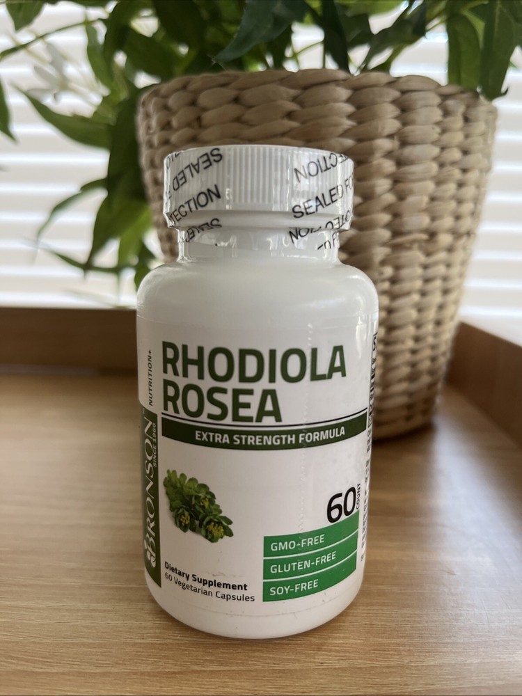 Rhodiola Rosmarinum Vegetarian Capsules - Original Herbal Non GMO Exp 06/26