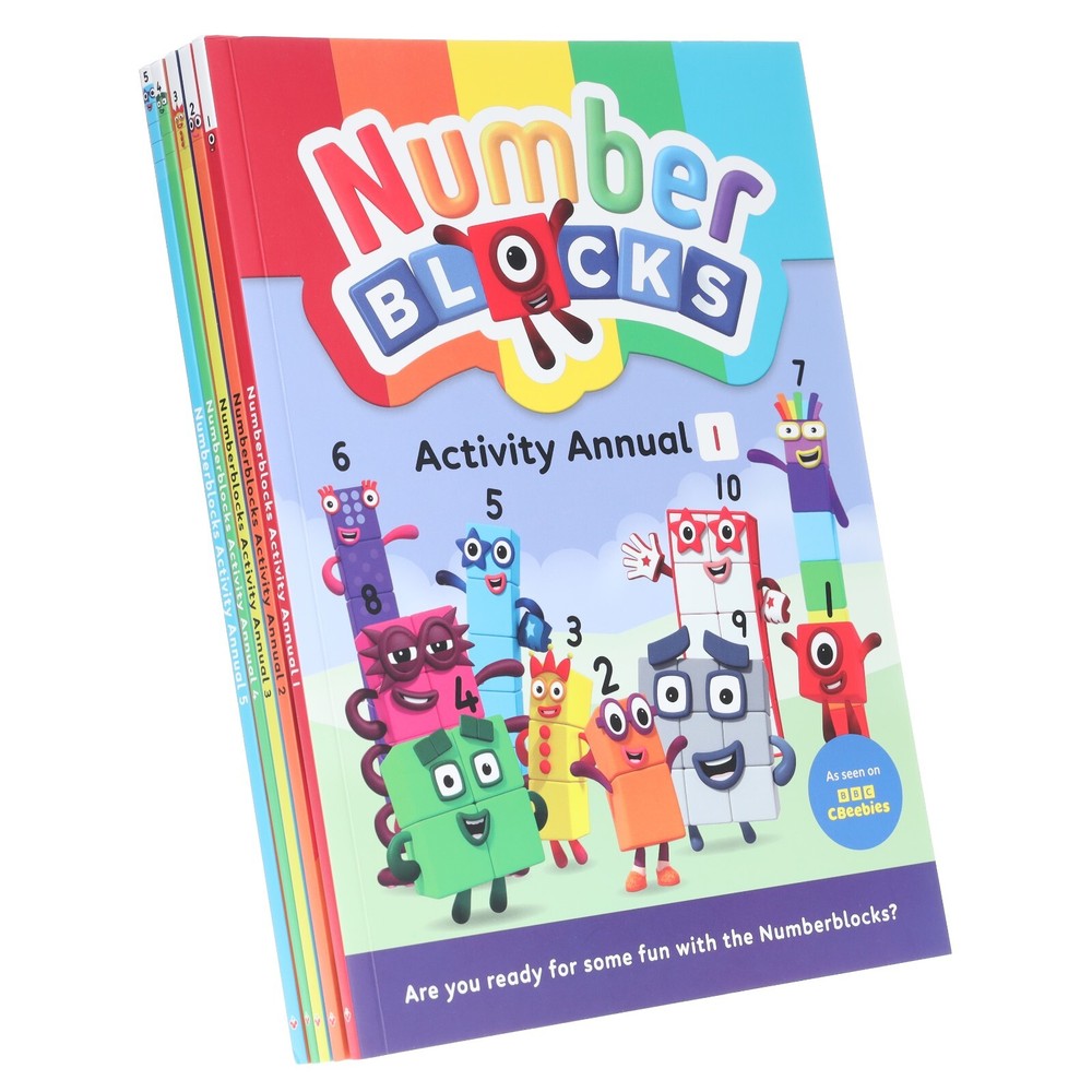 Numberblocks Fun Activity Annuals 1-5 Collection: 5 Books Set - Ages 4+ - PB