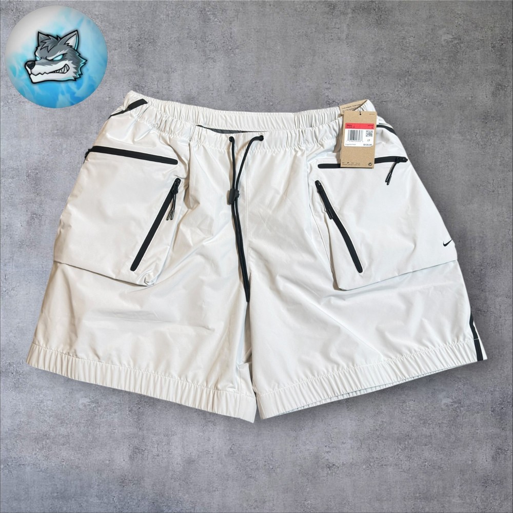 NWT Mens Sz XL Nike Tech Super Lightweight Short Summit White HJ2946-121 $135