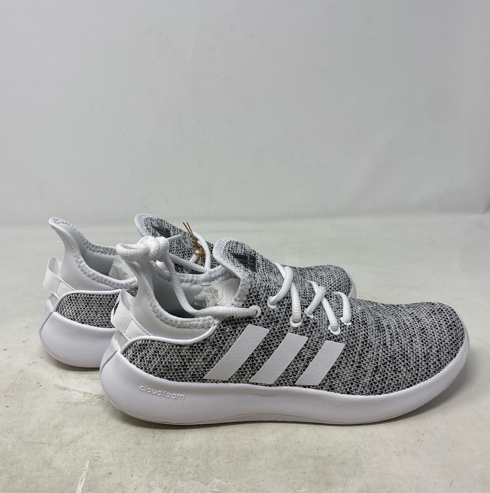 adidas Women’s Cloudfoam Pure SPW Sneakers Heather White/Cloud White Size 7