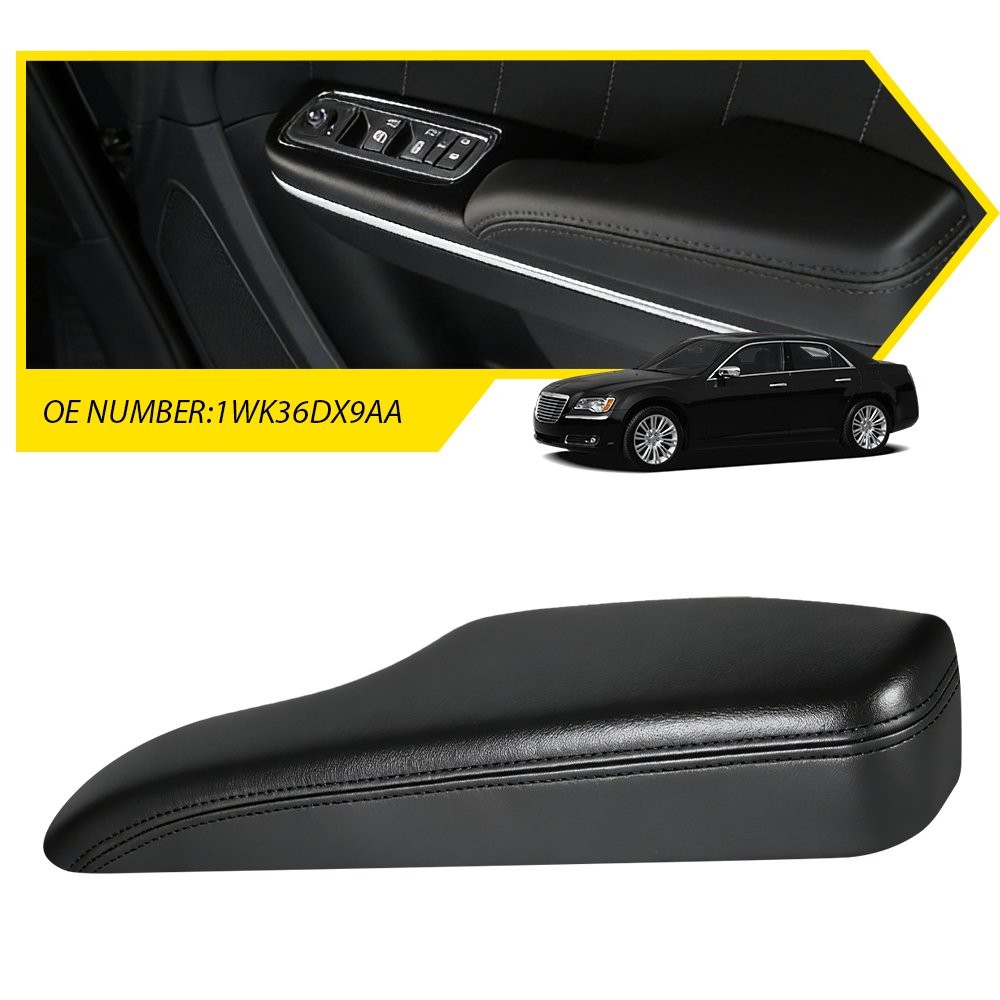 Front Passenger Side Door Panel Trim Armrest Pad Black For Dodge Charger 2011-23