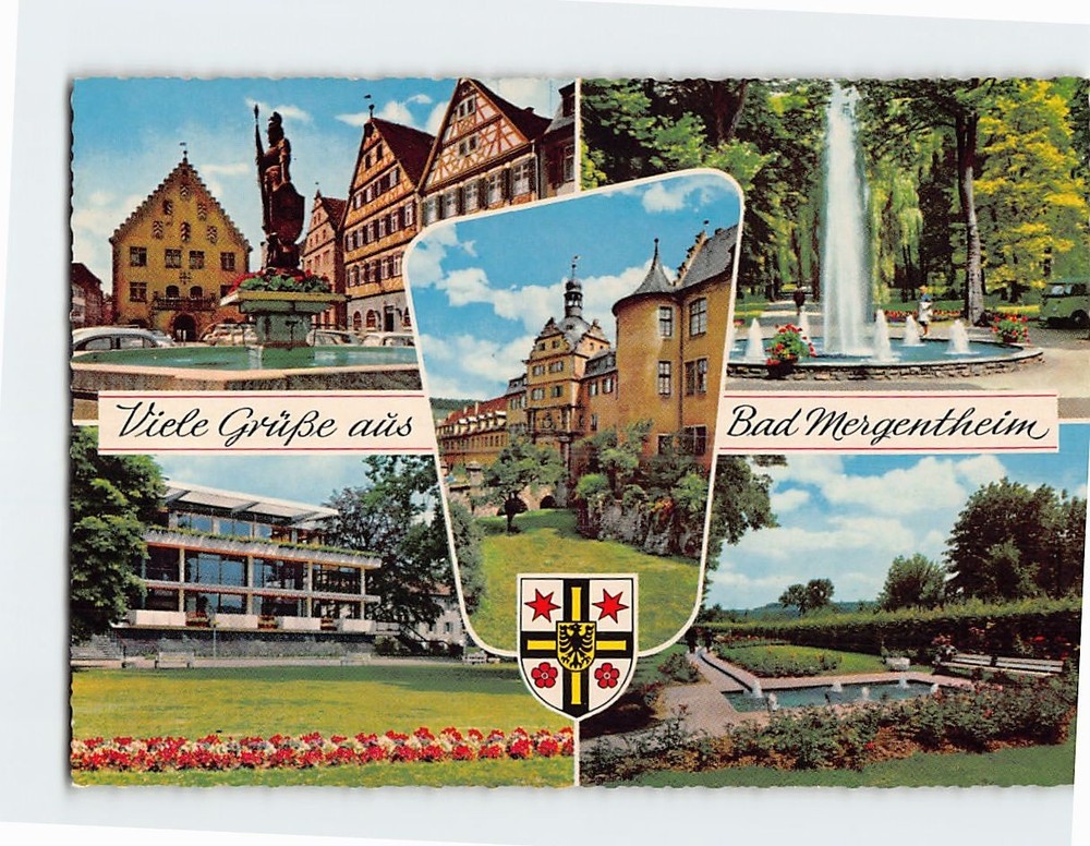 Postcard Bad Mergentheim Germany
