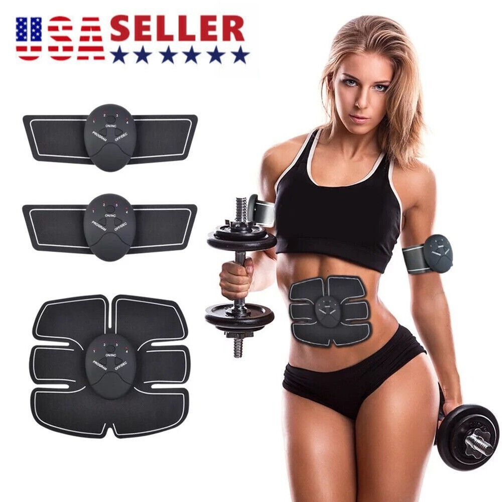 ABS Arms Leg Electric Muscle Strengthening & Fat Burning Stimulater New-image