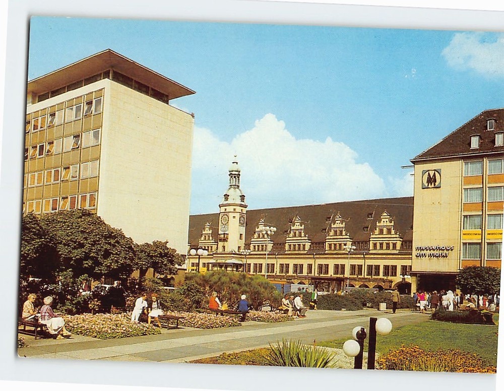 Postcard Old Town Hall Leipzig Germany