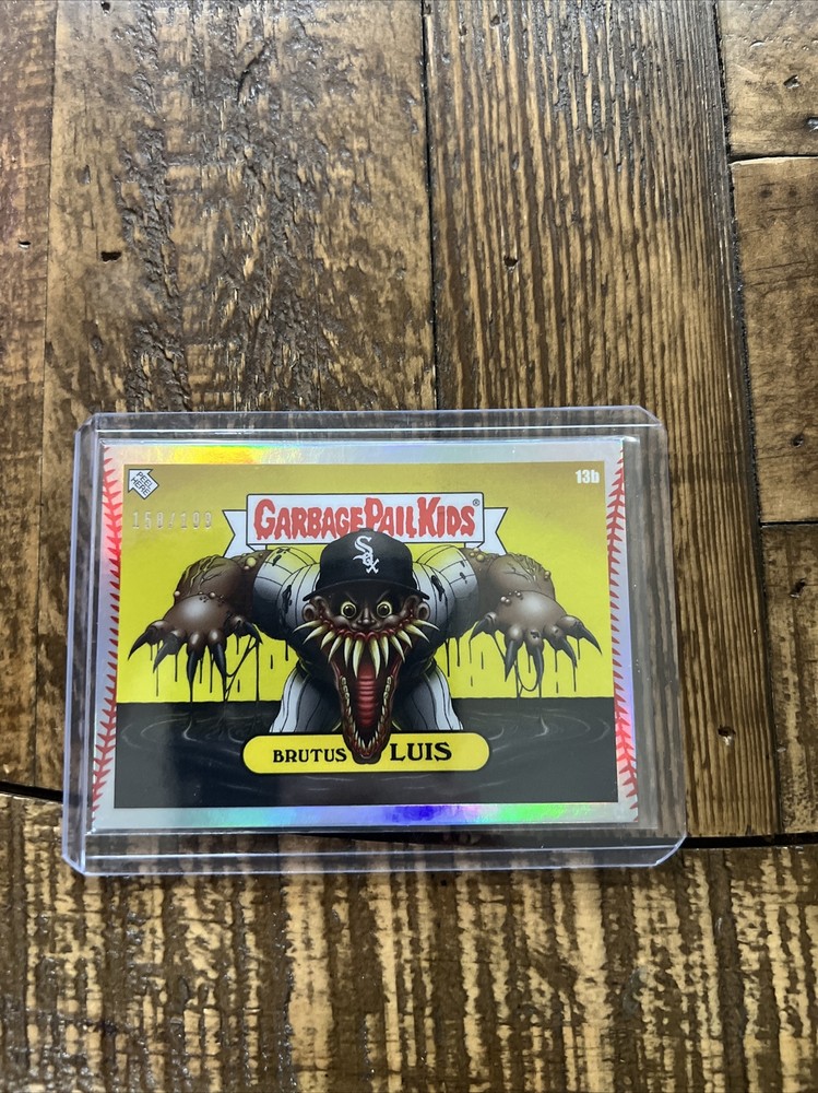 Garbage Pail Kids Mlb Series 2. Brutal Louis Stitch 13b
