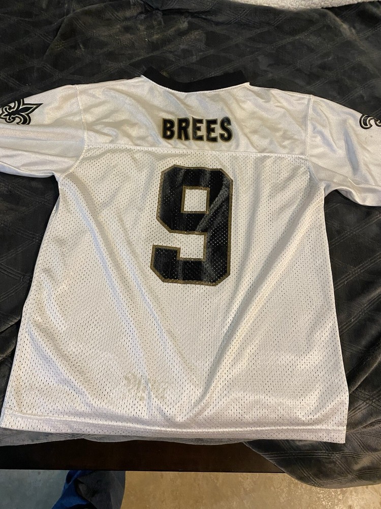 Vintage Drew Brees New Orleans Saints #9 Jersey Boys Size L 14/16