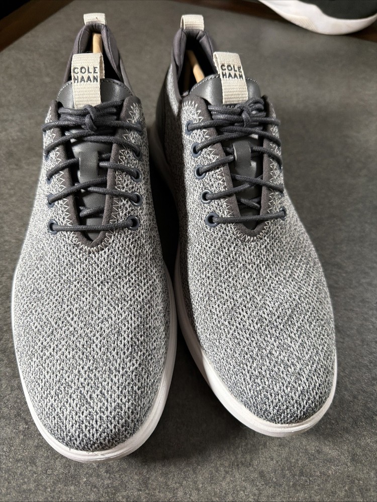 Cole Haan GrandØS Knit Sneakers Mens Size 10 Gray Casual Comfort Shoes NWOT