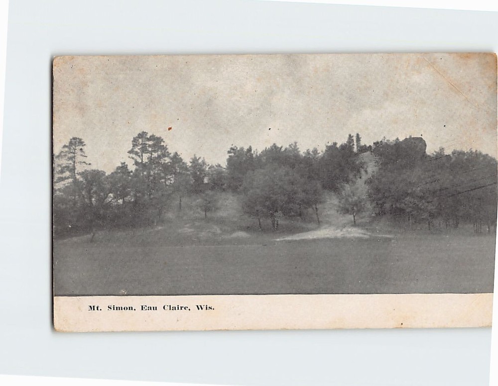 Postcard Mt. Simon Eau Claire Wisconsin USA