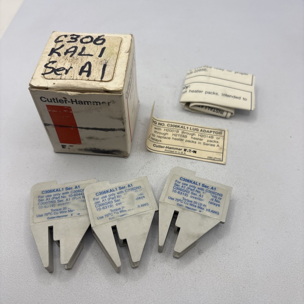 Lot Of 3 Cutler Hammer C306KAL1 Lug Adaptor