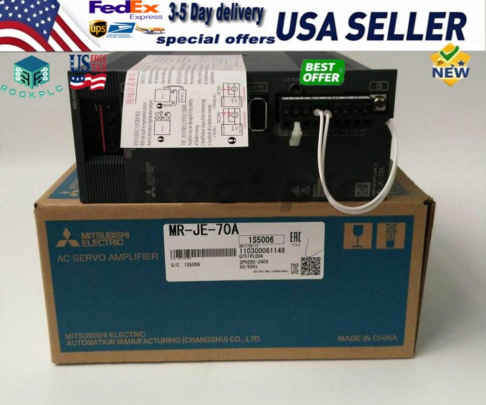 Mitsubishi MR-JE-70A Servo Drive One New MRJE70A Fast Shipping  US Free TAX