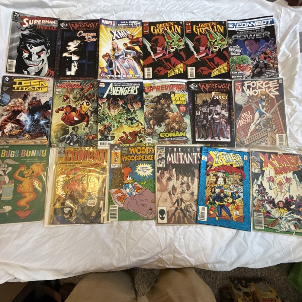 Comic Book Lot Of 18 Various Titles