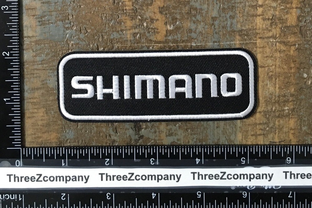 SHIMANO Fishing Rods Reels Fish Equipment Company Logo Embroidered Iron-On Patch