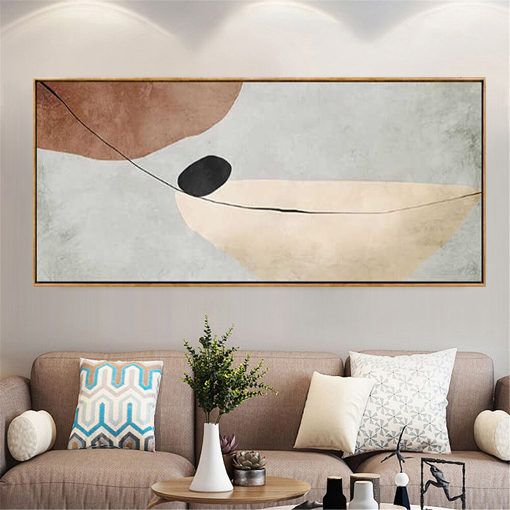 Modern Minimalist Room Decor Wall Picture Handmade Oil Paintings Abstract