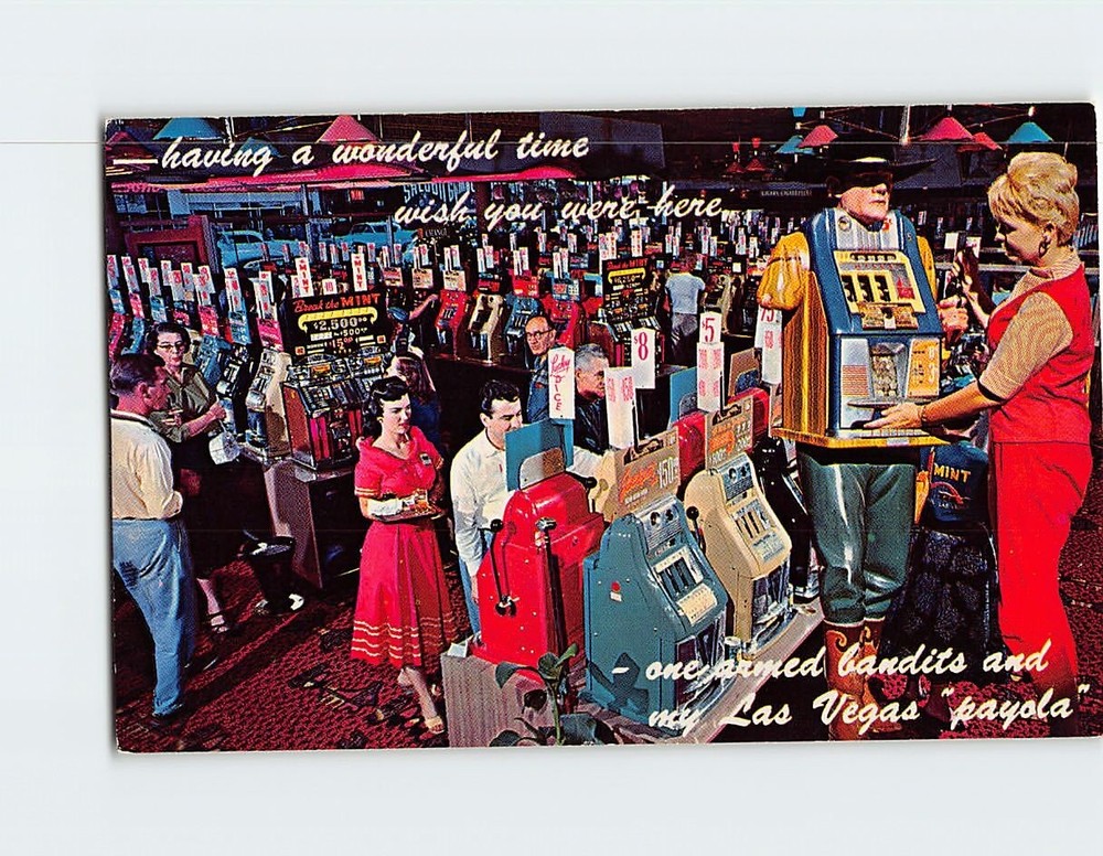 Postcard Gambling Casino The Mint Las Vegas Nevada USA