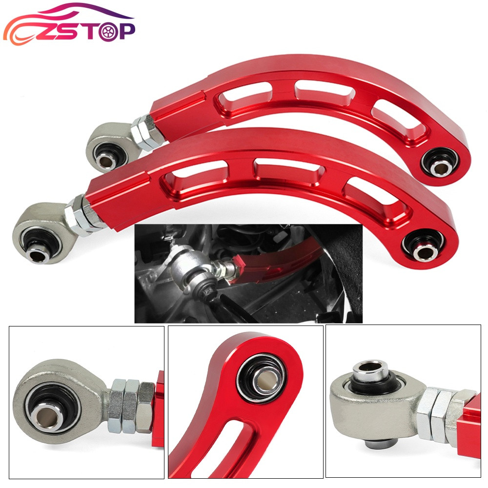 Red Bearing Adjustable Rear Camber Arm Kit Fit for Mitsubishi Lancer 02-06 08-17