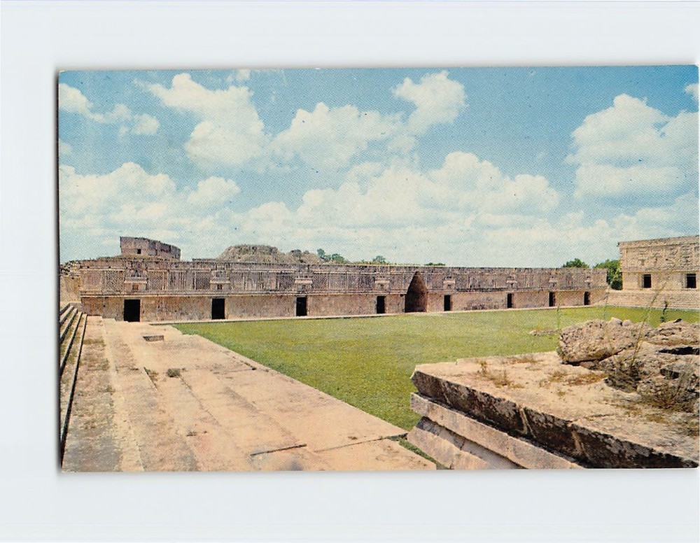 Postcard Cuadrangulo de las Monjas (Quadrangle of the Nuns) Uxmal Yucatan Mexico