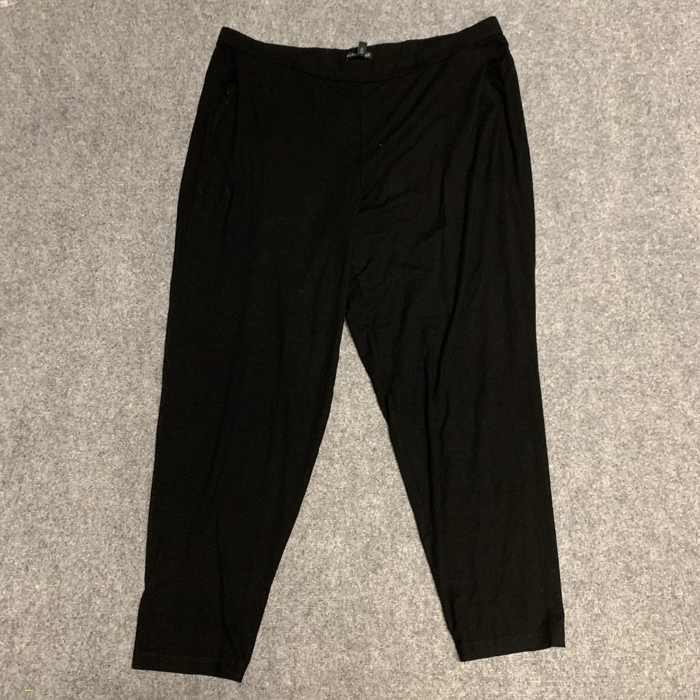 Eileen Fisher Pants Women's Size XL Viscose Spandex Blend Pull On