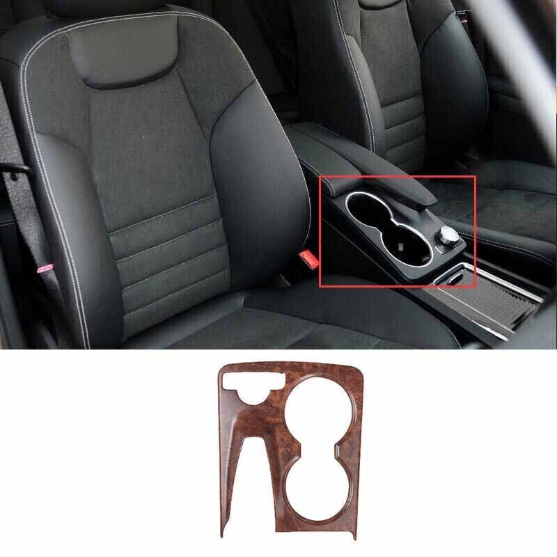 Peach Wood Car Console For Mercedes~Benz GLK 2009~15 Shift Water Cup Cover Trim