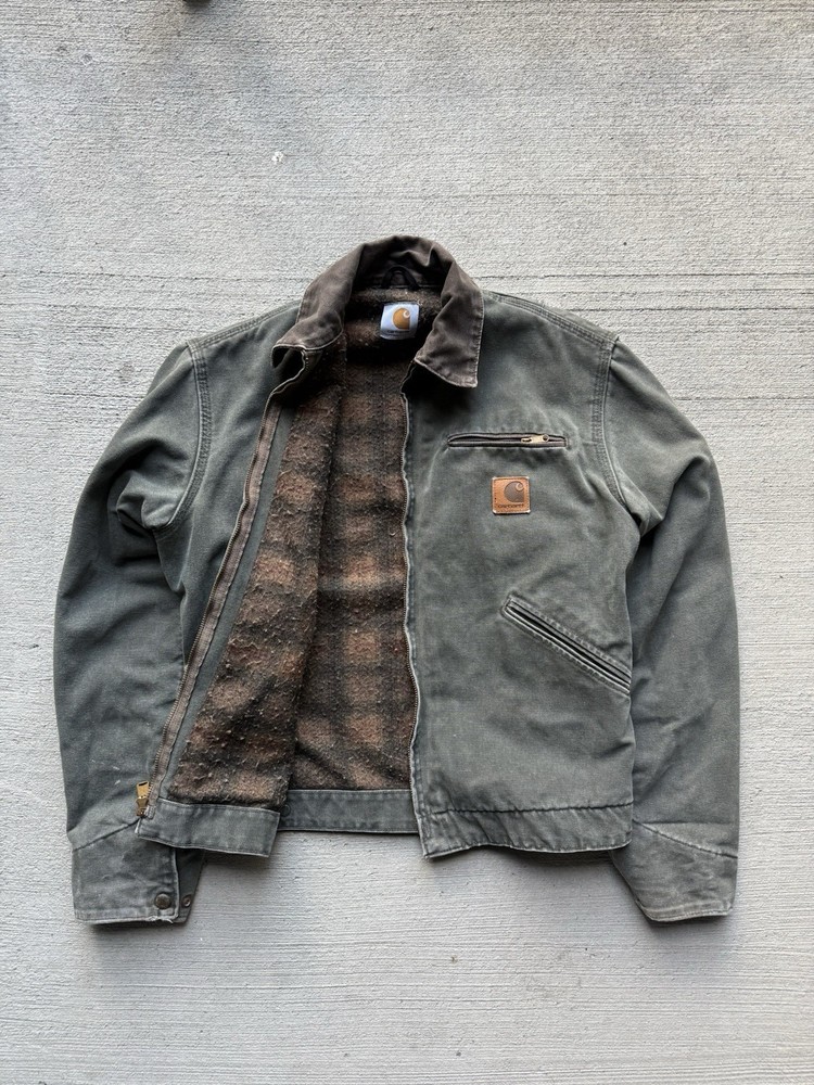 Moss Green Carhartt Detroit Sz Small