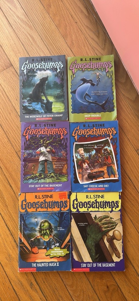 Goosebumps Spooky Paperback Lot Of 6 Books R.L. Stine Some Vintage 1990s